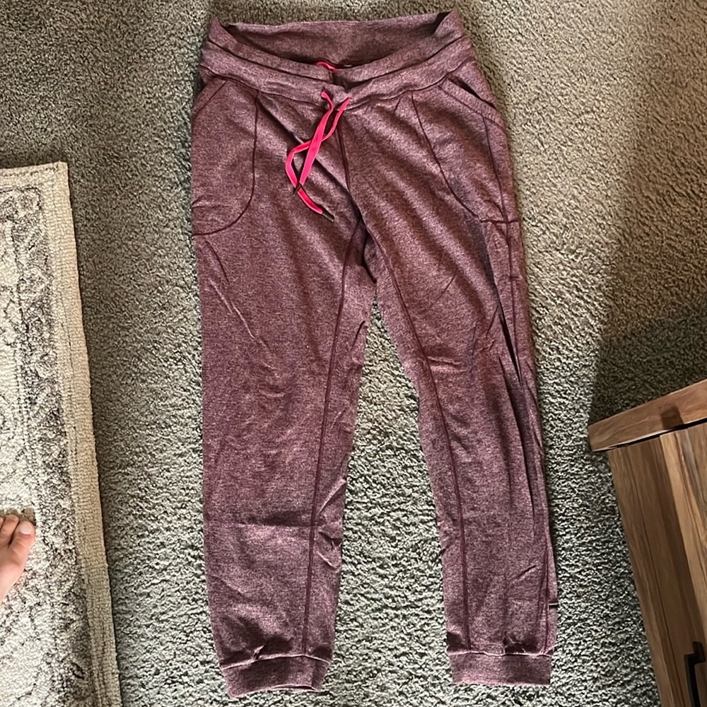 Burgundy Lululemon Joggers